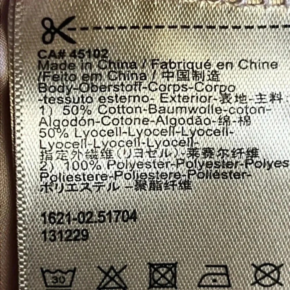 Women's Pre-worn Scotch and Soda short sleeve blouse P'tite‎ pink 50% cotton 50% - Picture 6 of 7